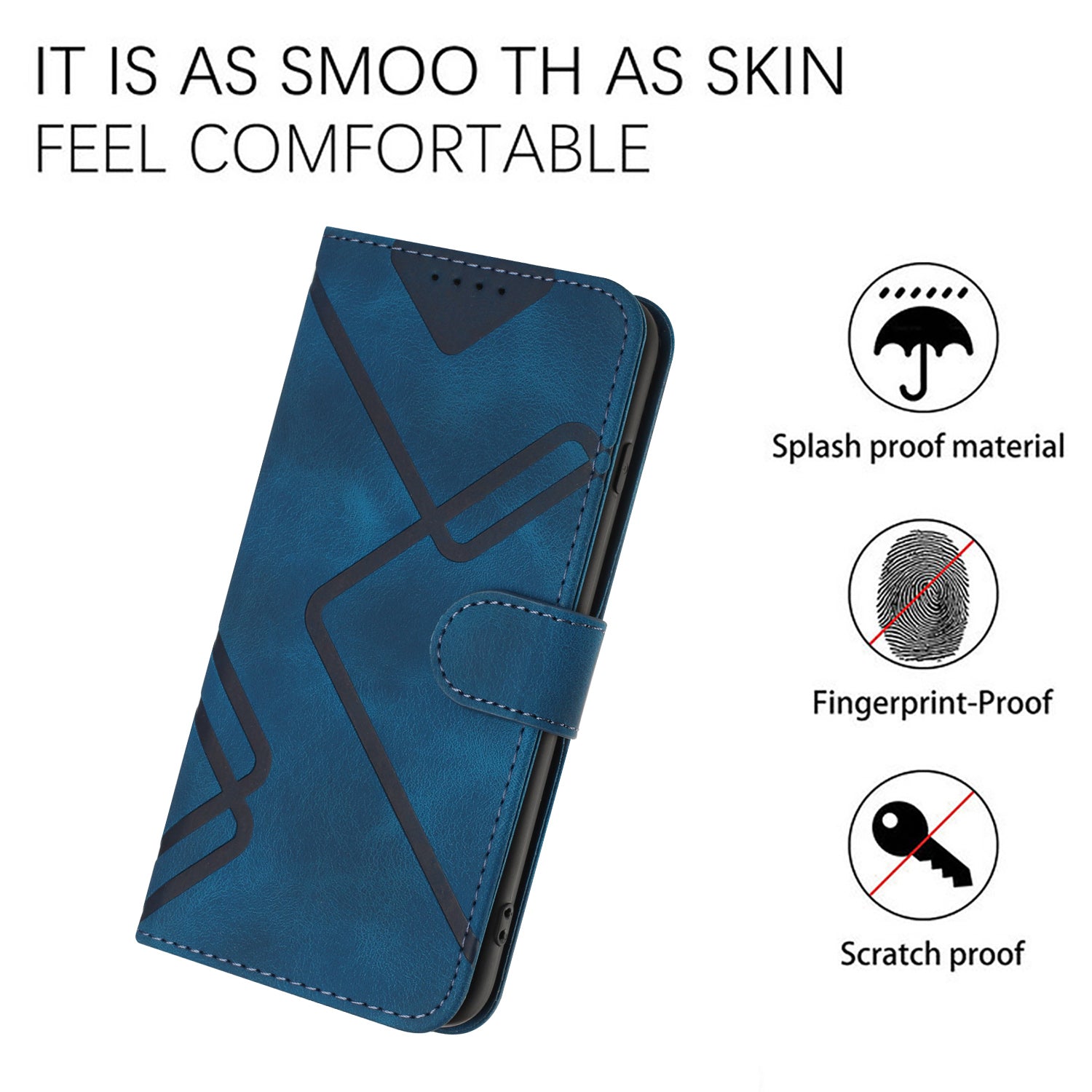 YX0040 For Google Pixel 9 Imprinted Case Leather Stand Shockproof Smart Phone Cover