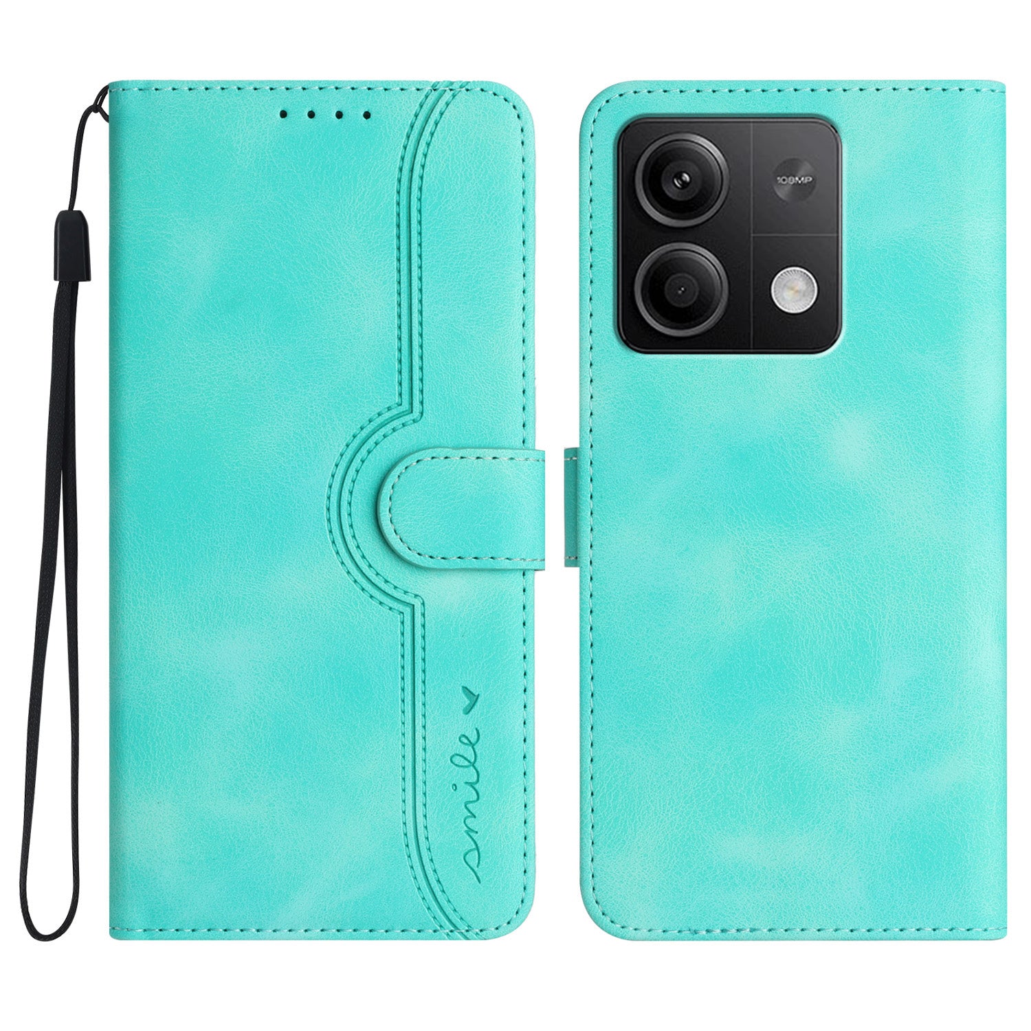 YX003 For Xiaomi Redmi Note 13 5G Leather Case Wallet Stand Full Protection Imprinted Phone Case