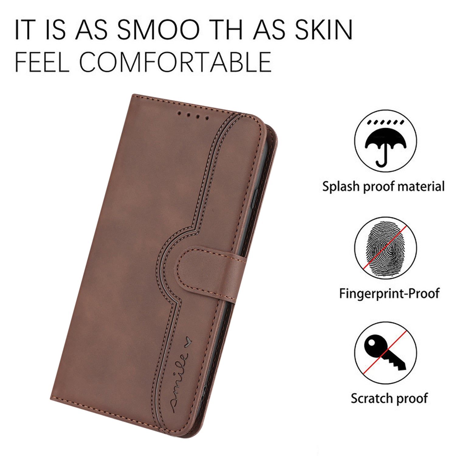 YX003 For Google Pixel 9 Pro Case Wallet Stand Imprinted Leather Phone Cover