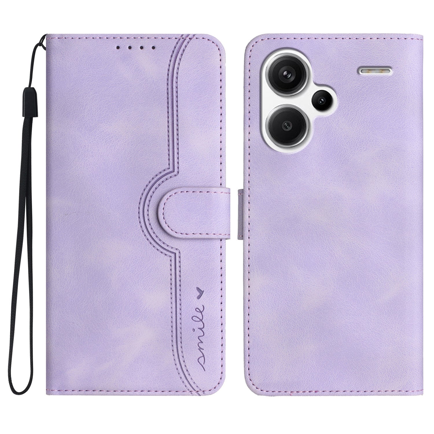 YX003 For Xiaomi Redmi Note 13 Pro+ 5G Leather Case Wallet Stand Shockproof Imprinted Phone Shell