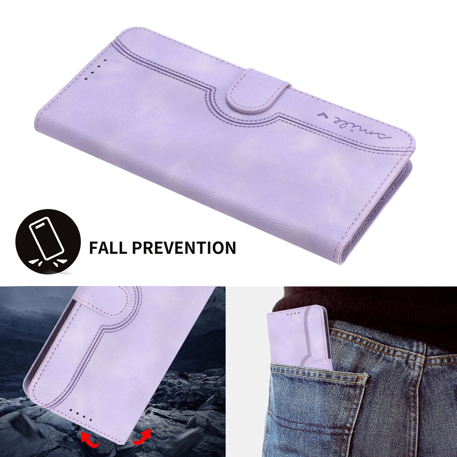 YX003 For Xiaomi Redmi Note 13 Pro 4G / Poco M6 Pro 4G Wallet Case Imprinted Leather Phone Cover with Stand