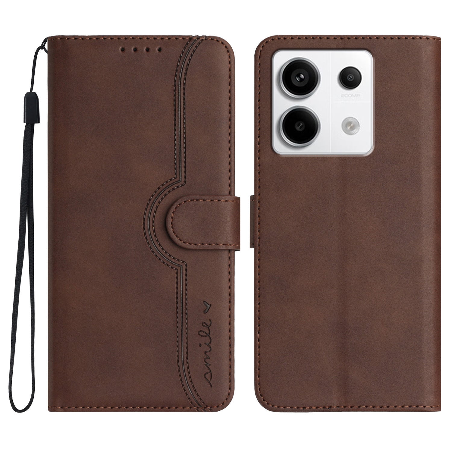 YX003 For Xiaomi Redmi Note 13 Pro 5G / Poco X6 5G Stand Case Imprinted Leather Wallet Phone Cover