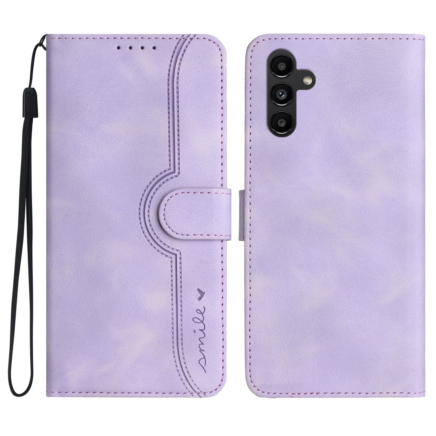 YX003 For Samsung Galaxy S24 Wallet Case Imprinted Leather Stand Phone Cover
