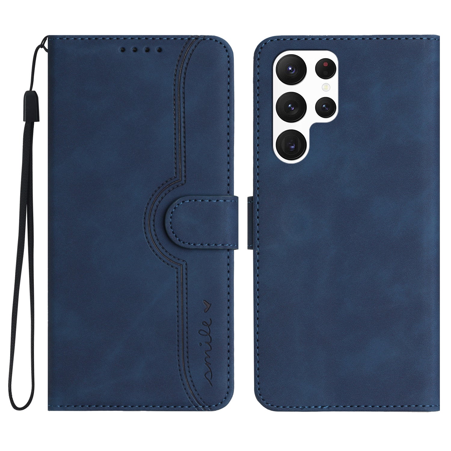 YX003 For Samsung Galaxy S24 Ultra Stand Case Anti-Drop Imprinted Leather Wallet Phone Cover