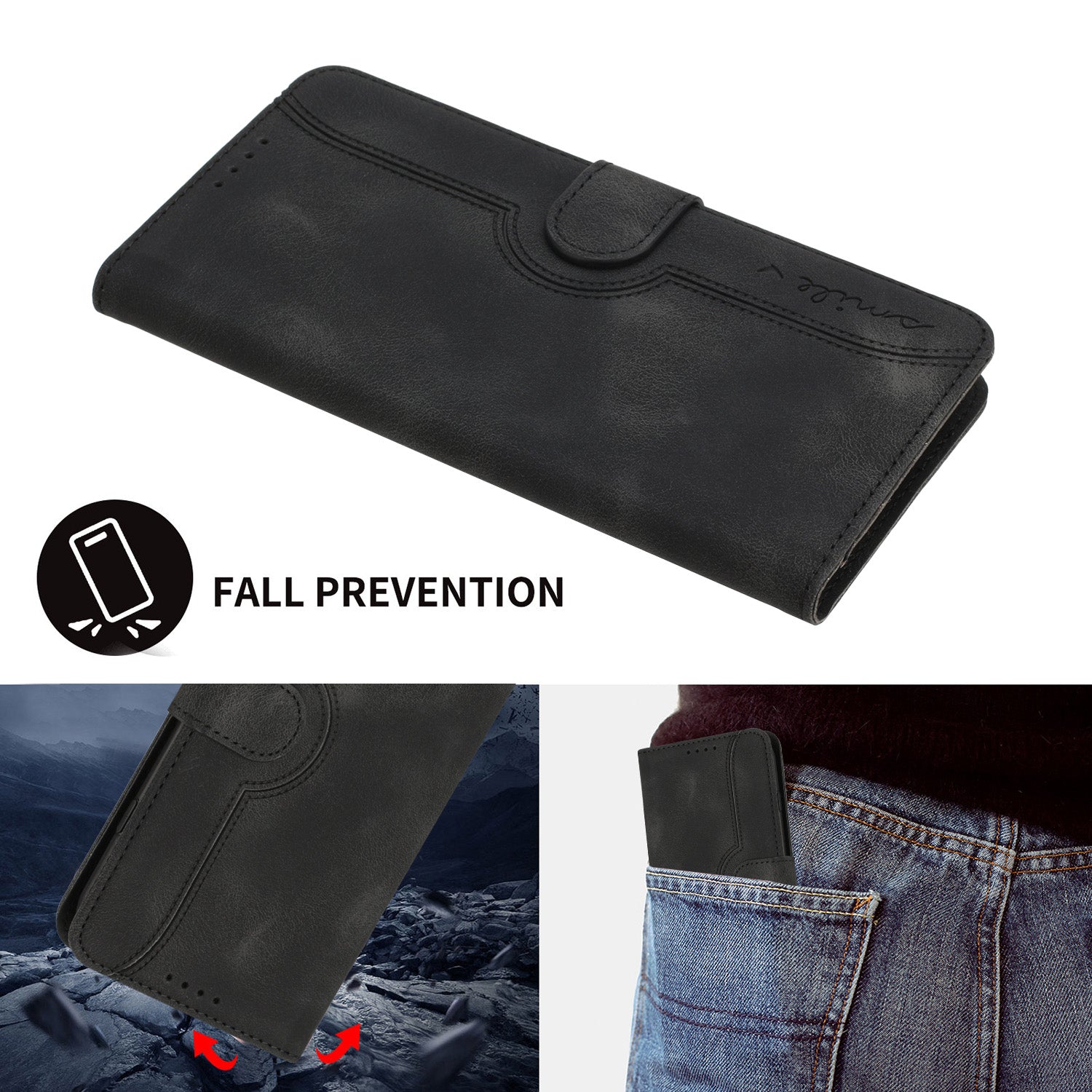 YX003 For Samsung Galaxy S24+ Leather Case Anti-Scratch Wallet Stand Phone Cover