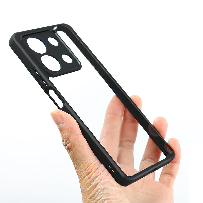 For Xiaomi Redmi Note 13 5G Slim Case TPU+PC Hybrid Protective Phone Cover