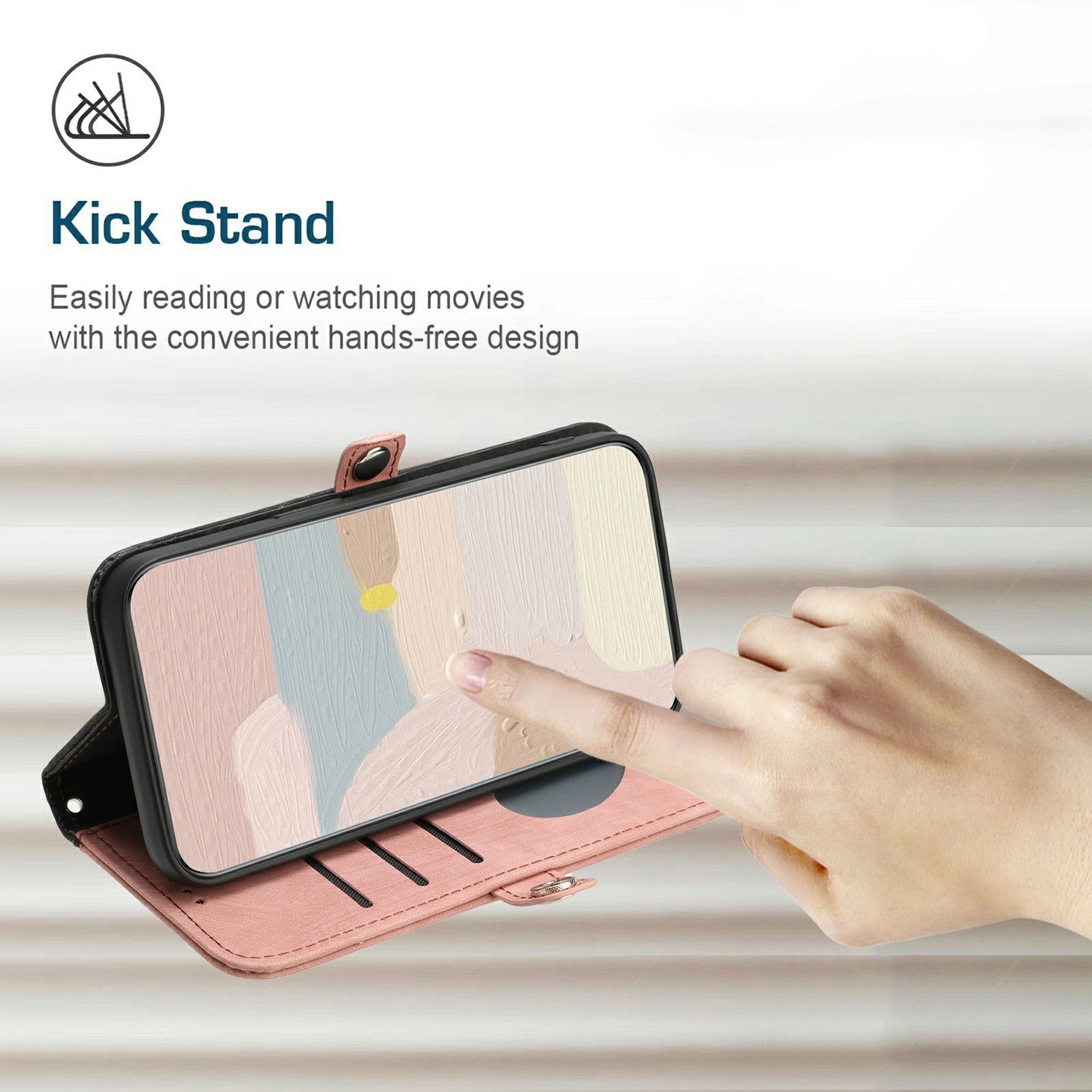 YX0020 For Samsung Galaxy S24 Ultra Case PU Leather Magnetic Closure Handbag Phone Cover