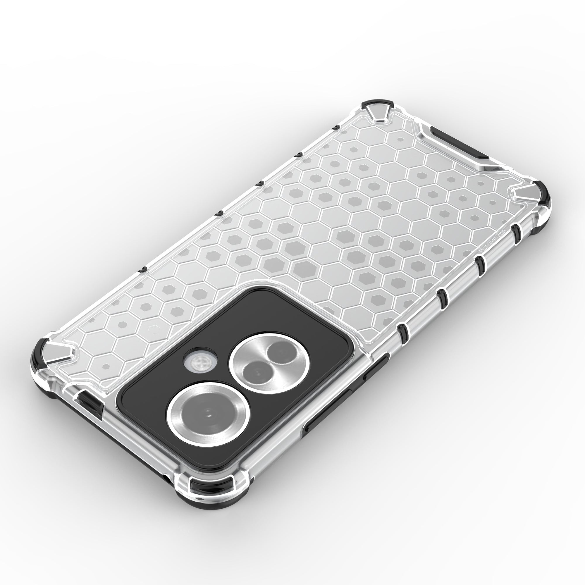 For Oppo Reno11 F 5G Phone Cover Honeycomb Design Shock-Absorbent Back Case