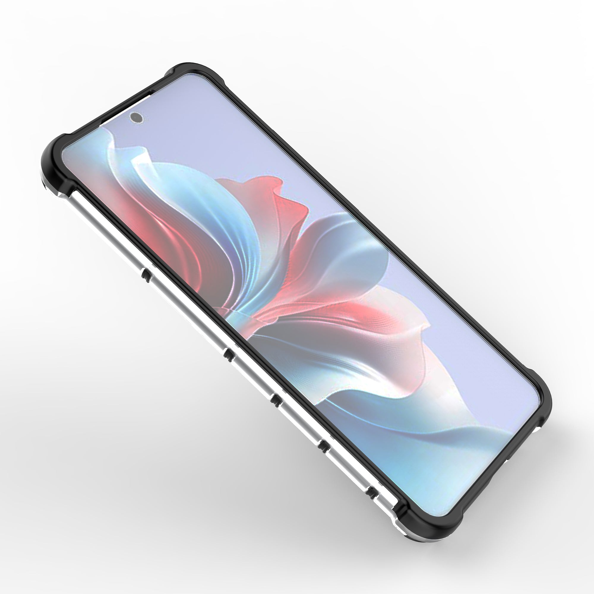 For Oppo Reno11 F 5G Phone Cover Honeycomb Design Shock-Absorbent Back Case