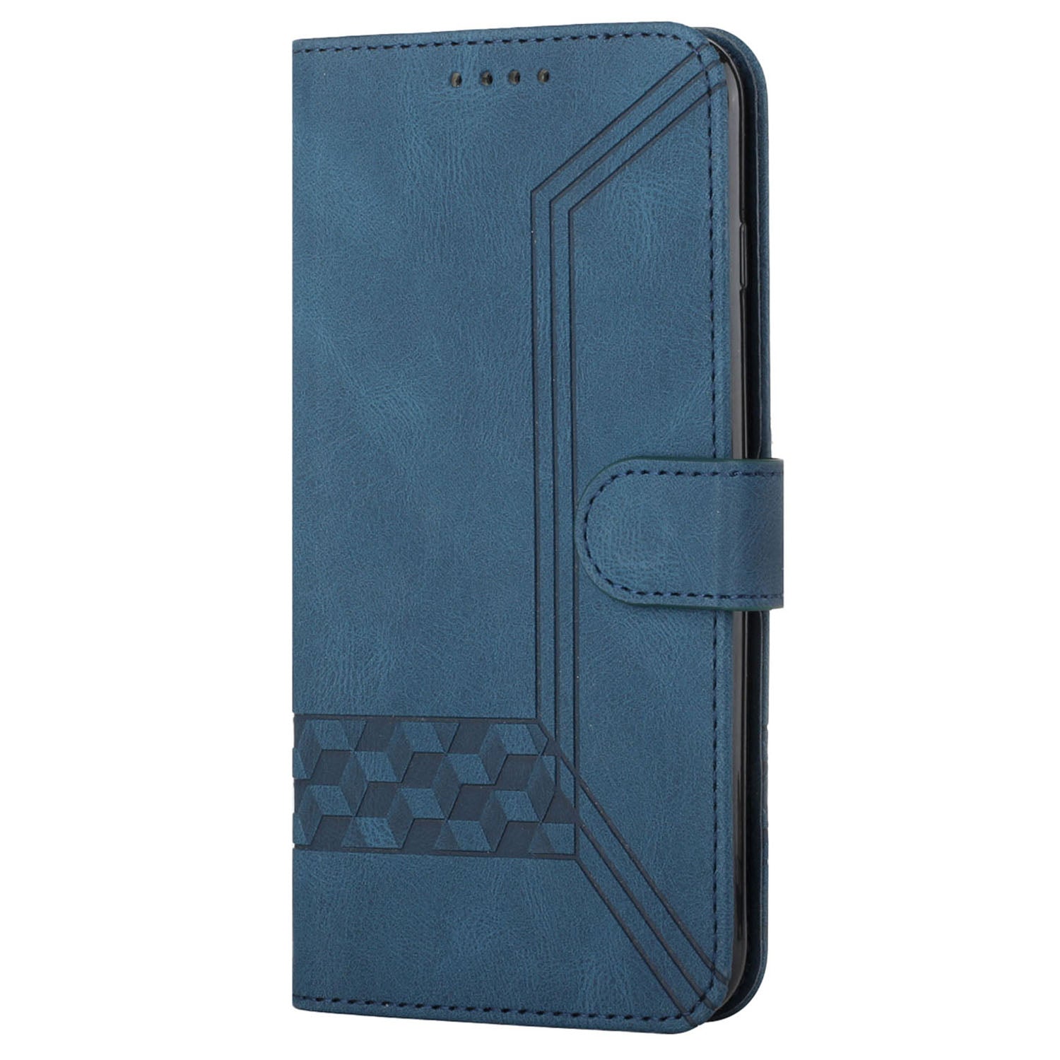 YX0010 Series for Google Pixel 9 Pro Phone Cover Imprinted Wallet Bump Proof Case with Wrist Strap