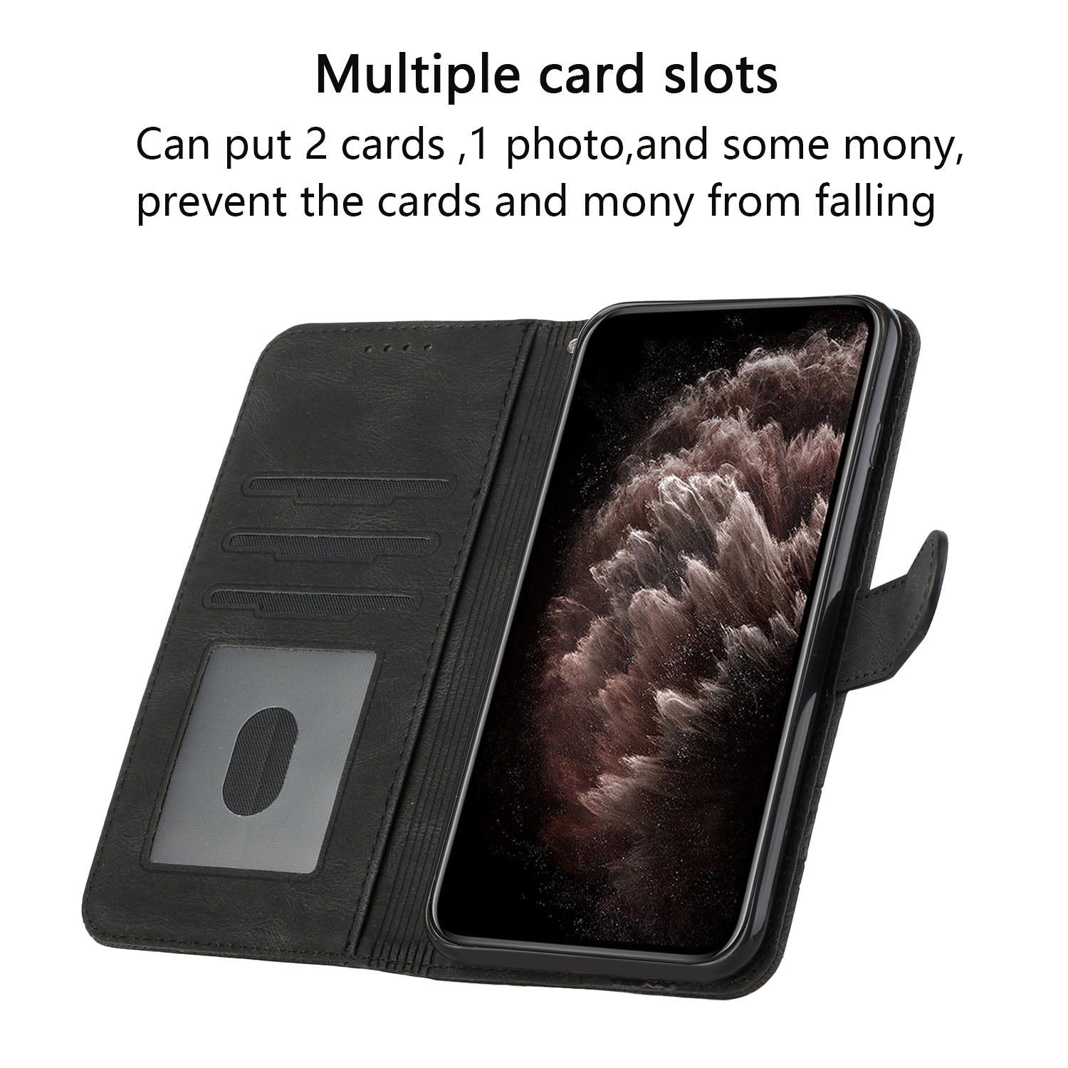 YX0010 Series for Samsung Galaxy S23 FE Magnetic Phone Case Shockproof Leather Wallet Cover