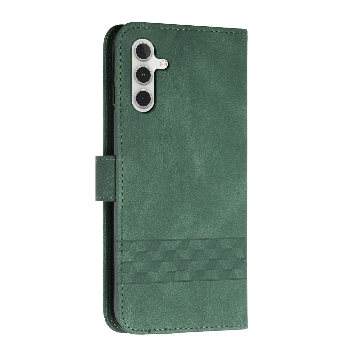 YX0010 Series for Samsung Galaxy S24 PU Leather Cover Imprinted Wallet Cover Folding Stand Cell Phone Case