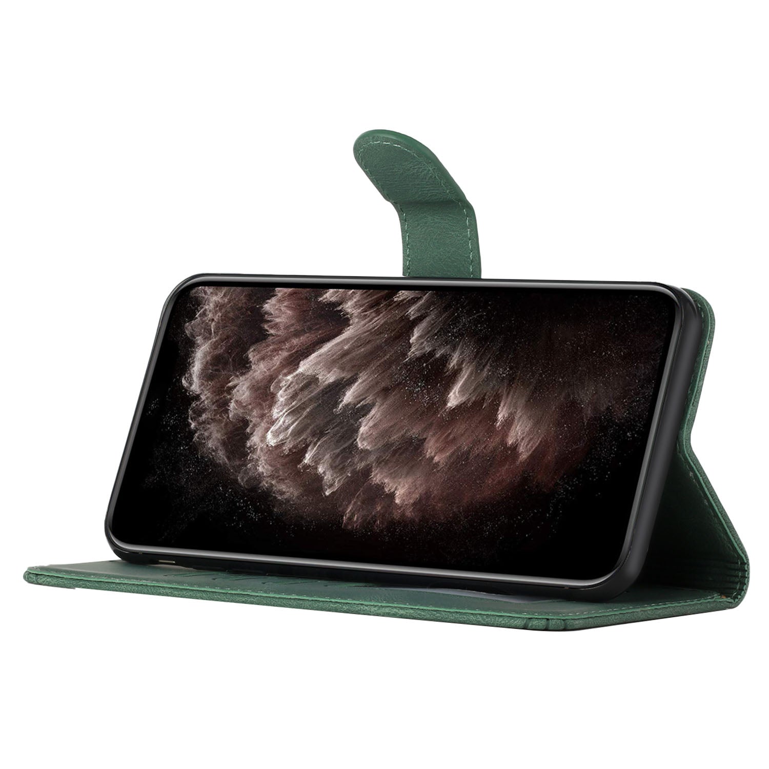 YX0010 Series for Samsung Galaxy S24 PU Leather Cover Imprinted Wallet Cover Folding Stand Cell Phone Case