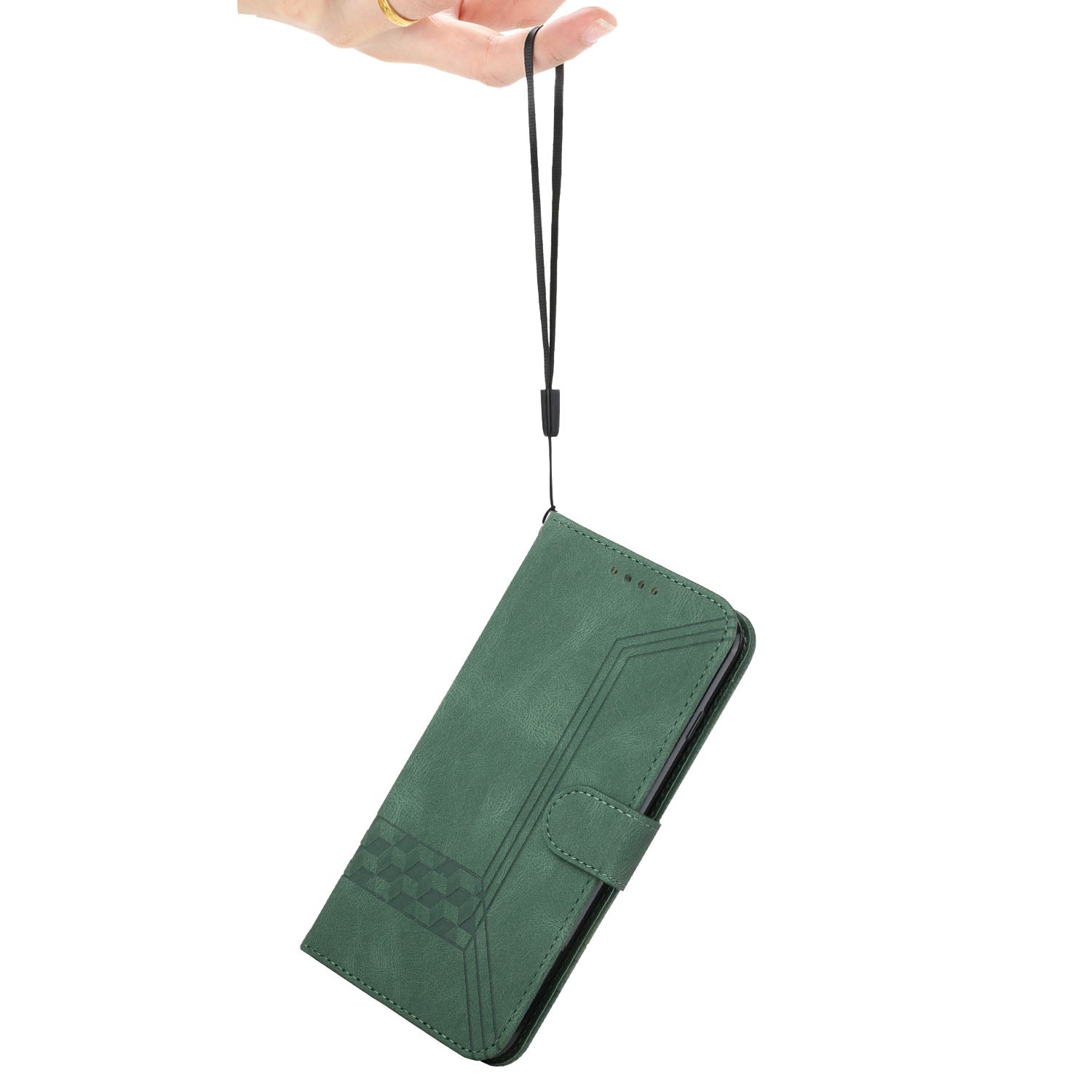 YX0010 Series for Samsung Galaxy S24 PU Leather Cover Imprinted Wallet Cover Folding Stand Cell Phone Case