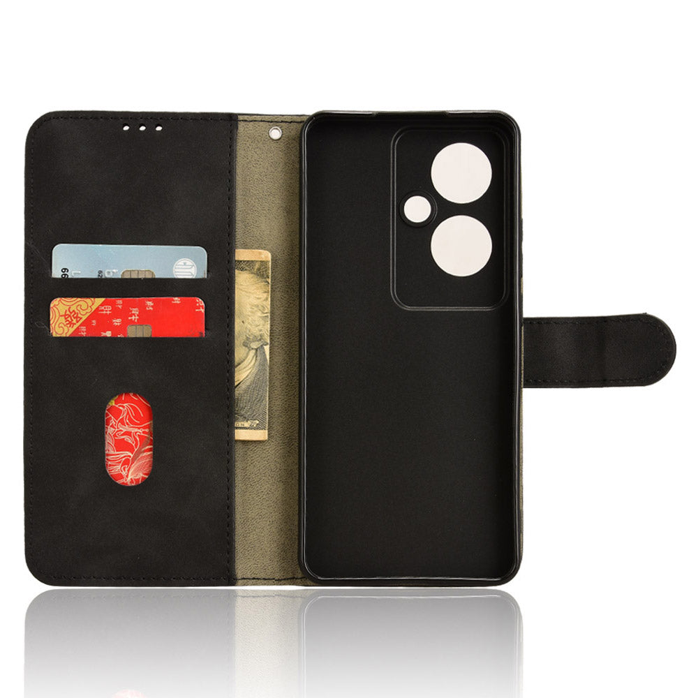 For Oppo Reno11 F 5G Wallet Case PU Leather Folding Stand Cell Phone Cover