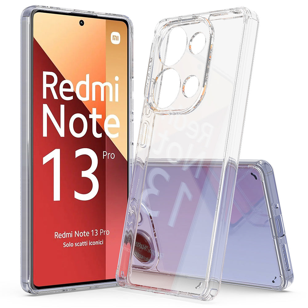 For Xiaomi Redmi Note 13 Pro 4G / Poco M6 Pro 4G Clear Case TPU+Acrylic Back Phone Cover