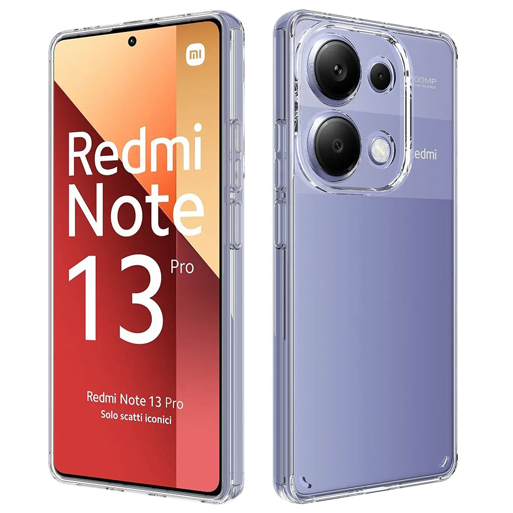 For Xiaomi Redmi Note 13 Pro 4G / Poco M6 Pro 4G Clear Case TPU+Acrylic Back Phone Cover