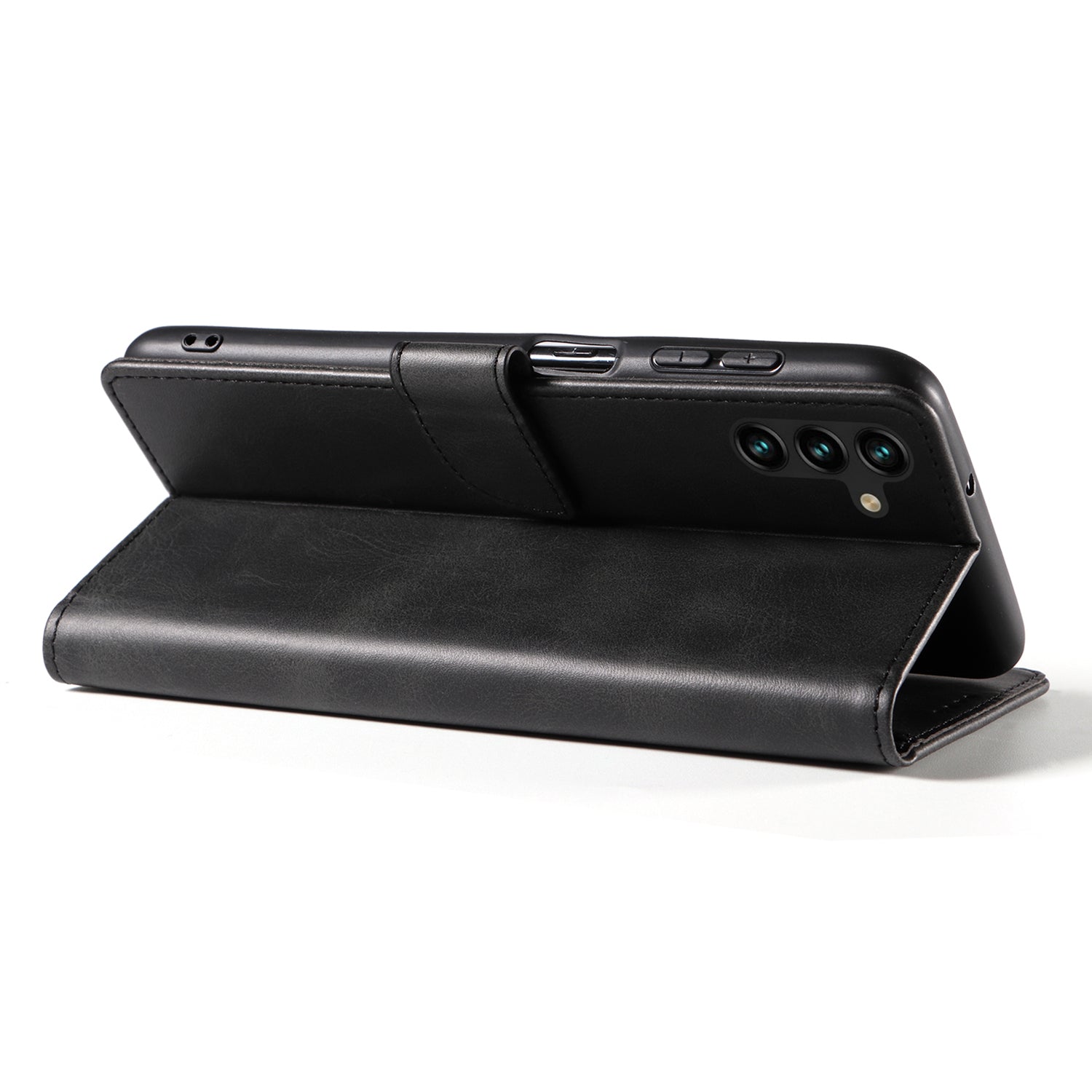 For Samsung Galaxy A55 5G Phone Cover Flip Stand Bump Proof Leather Case