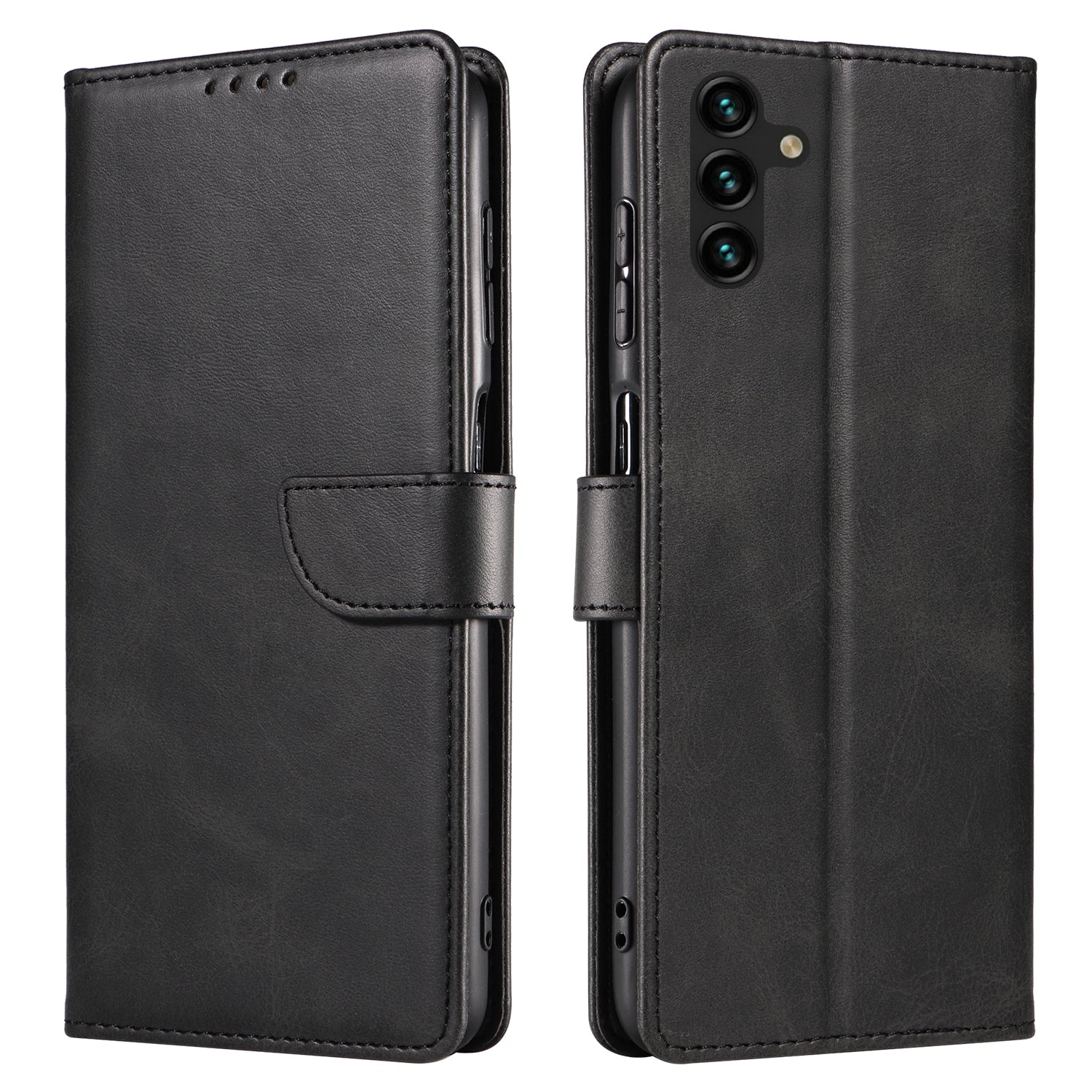 For Samsung Galaxy S23 FE Magnetic Case Leather Stand Phone Protector with Card Slots