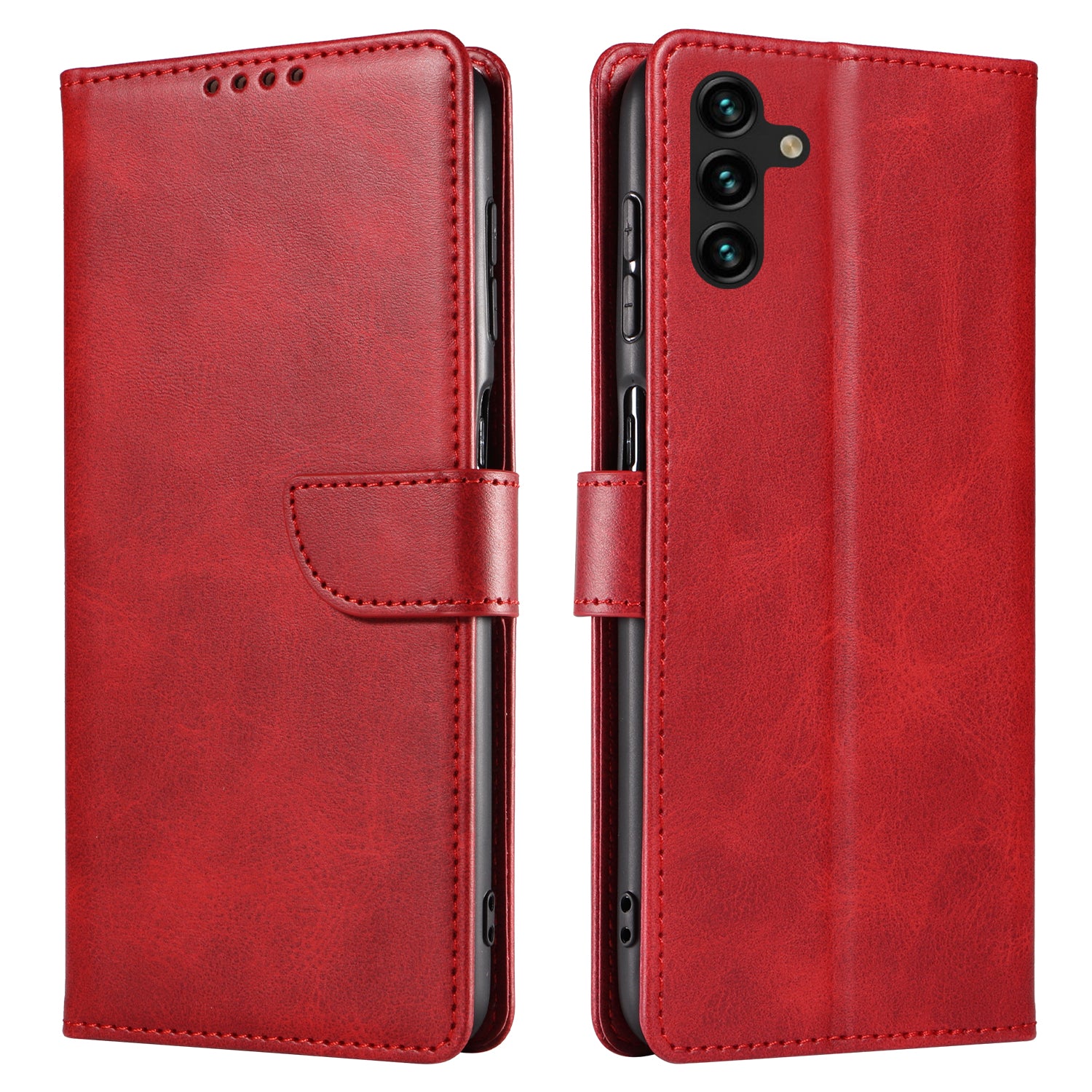 For Samsung Galaxy S23 FE Magnetic Case Leather Stand Phone Protector with Card Slots