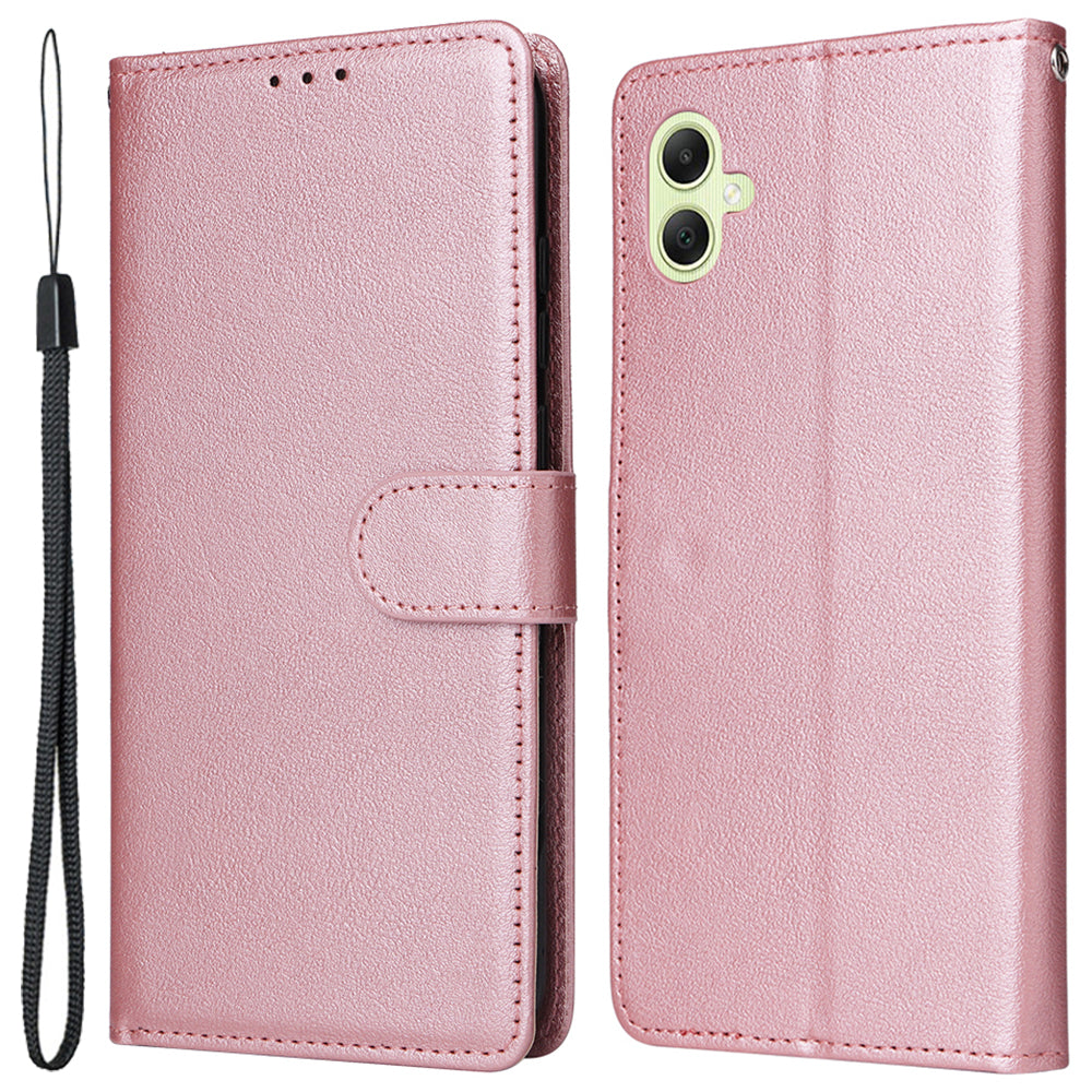 For Samsung Galaxy A05 4G Leather Case Card Slots Flip Phone Cover with Magnetic Closure