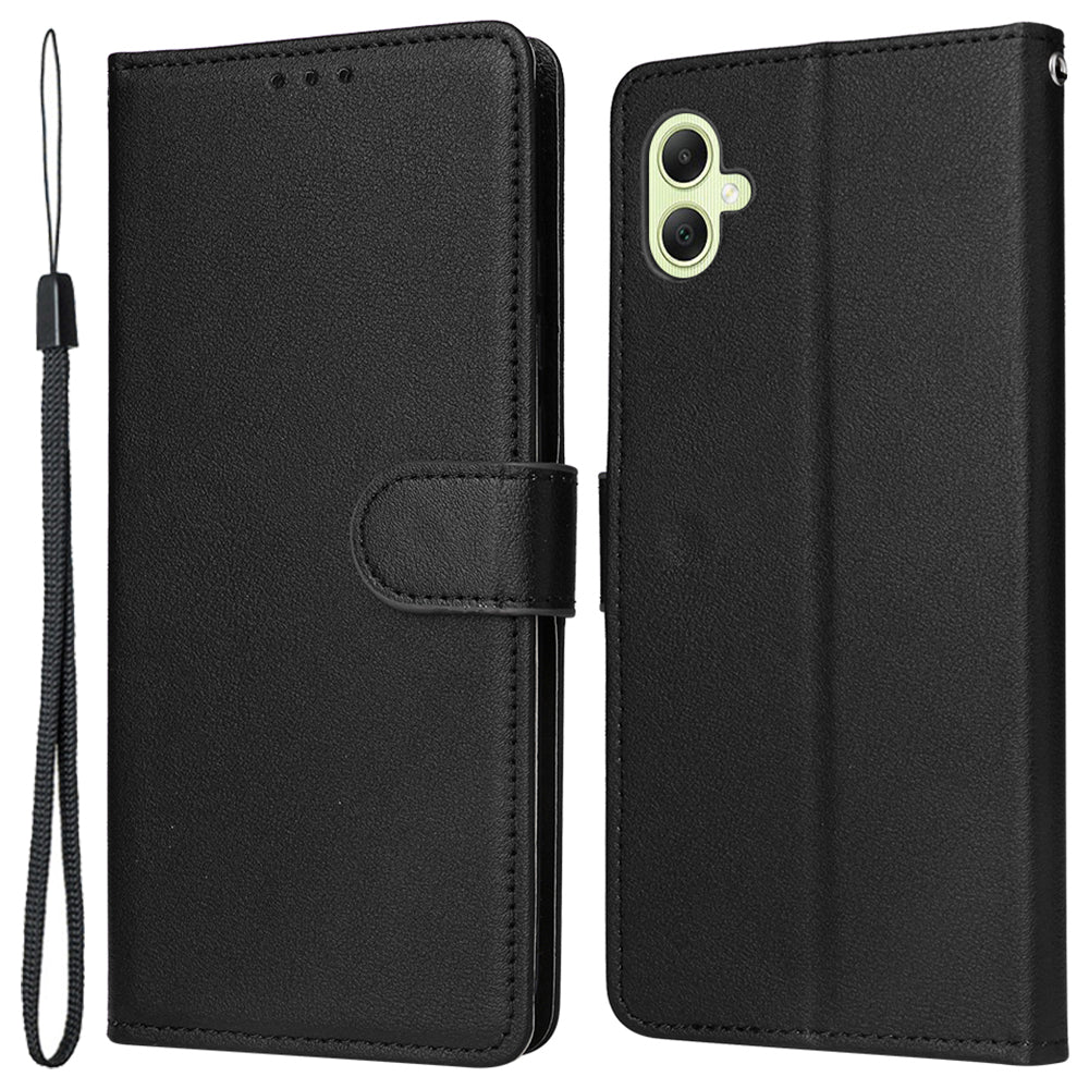 For Samsung Galaxy A05 4G Leather Case Card Slots Flip Phone Cover with Magnetic Closure