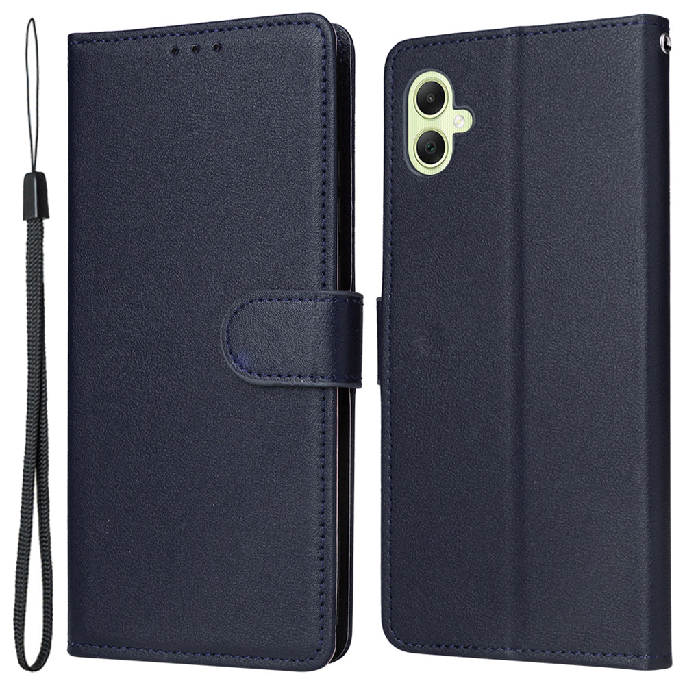 For Samsung Galaxy A05 4G Leather Case Card Slots Flip Phone Cover with Magnetic Closure