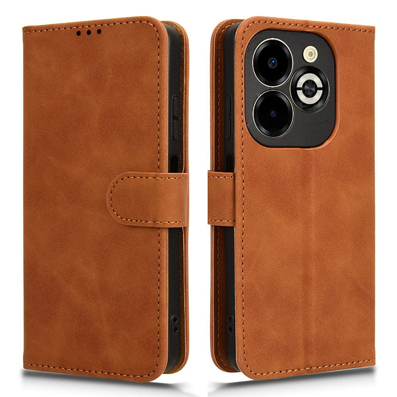 For Transsion Infinix Smart 8 Plus / Smart 8 Pro 4G Phone Cover Drop-proof Flip Stand Protective Case