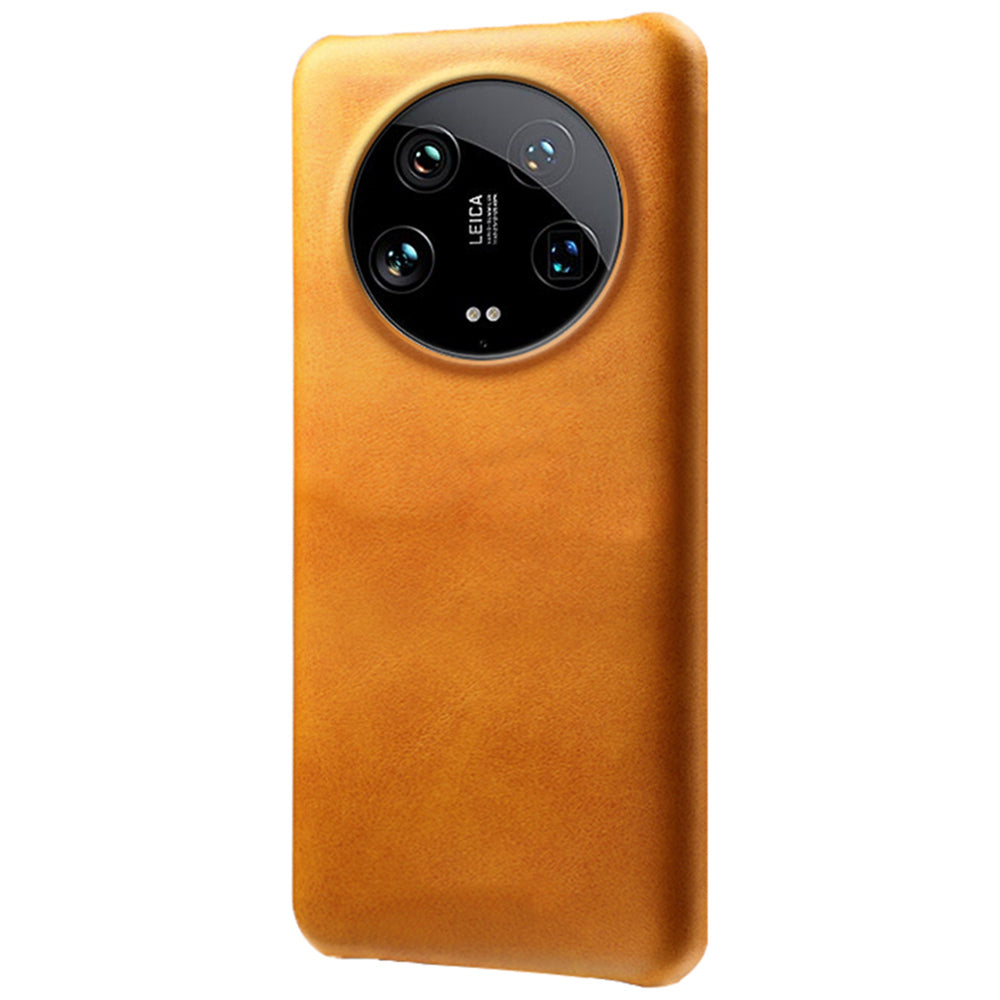 For Xiaomi 14 Ultra Shockproof PU Leather+PC Mobile Phone Cover Calf Texture Case