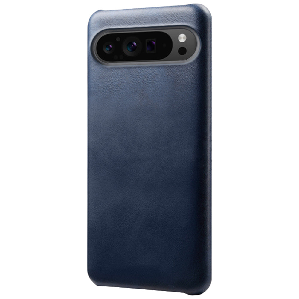 For Google Pixel 9 Pro Calf Texture Case PU Leather+PC Mobile Phone Cover