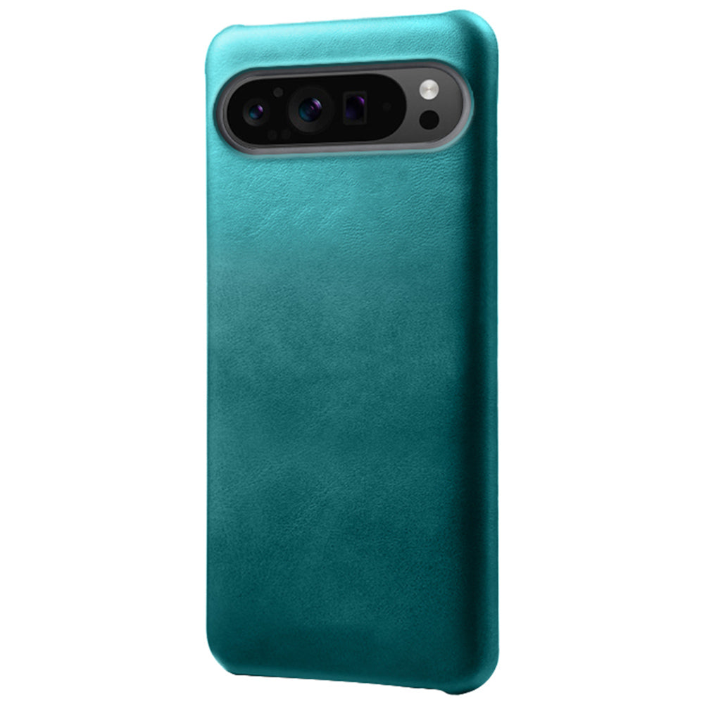 For Google Pixel 9 Pro Calf Texture Case PU Leather+PC Mobile Phone Cover