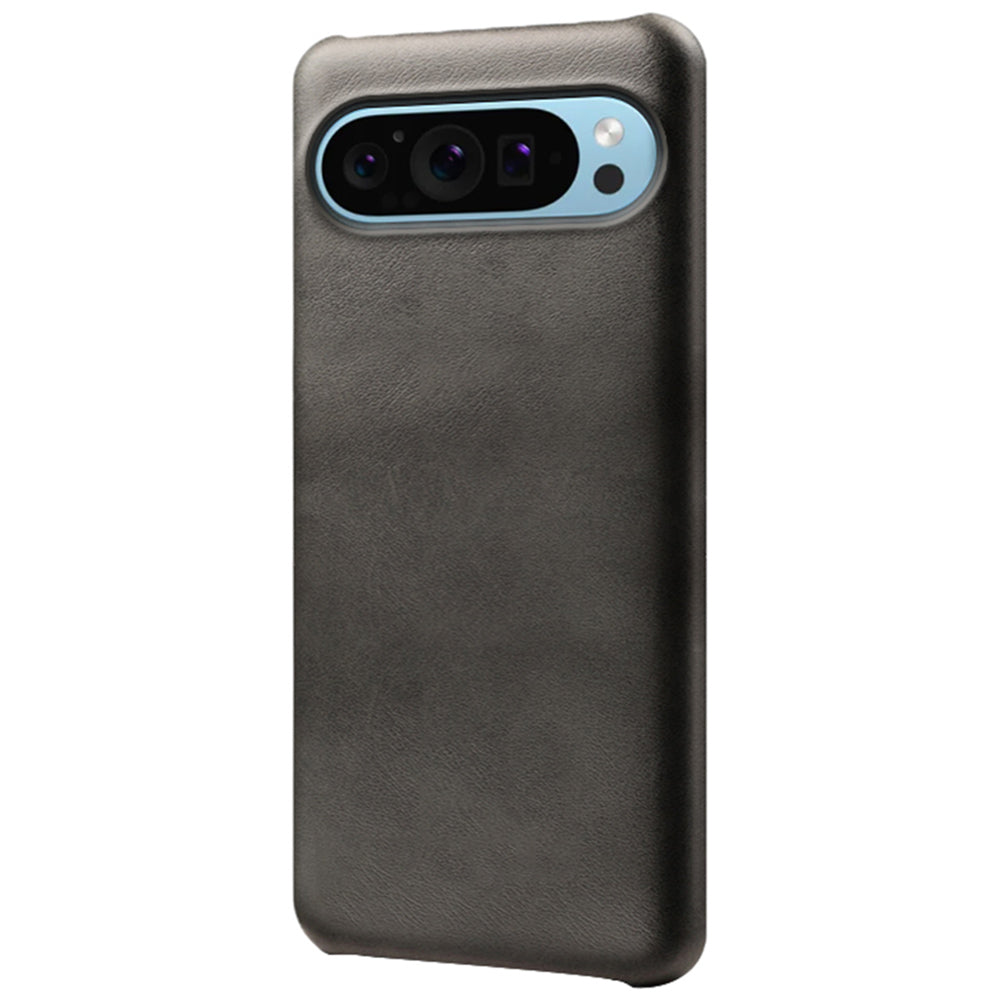 For Google Pixel 9 Cases Slim-Fit Calf Texture Phone Cover PU Leather+PC Mobile Phone Shell