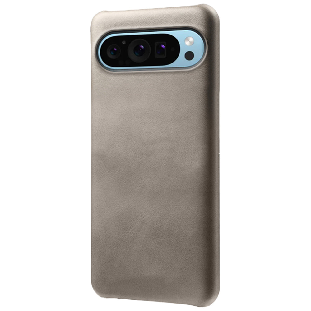 For Google Pixel 9 Cases Slim-Fit Calf Texture Phone Cover PU Leather+PC Mobile Phone Shell