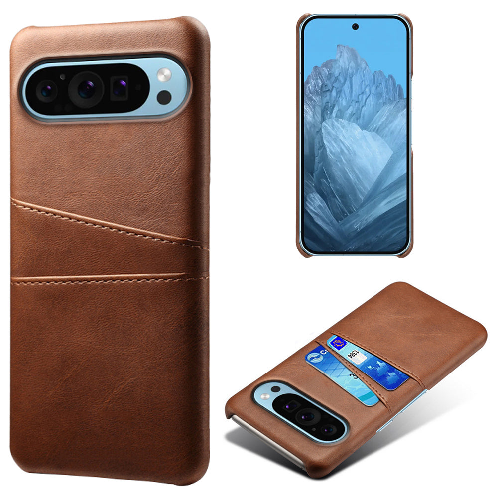 For Google Pixel 9 Phone Case Hard PC Shell with Dual Card Slots