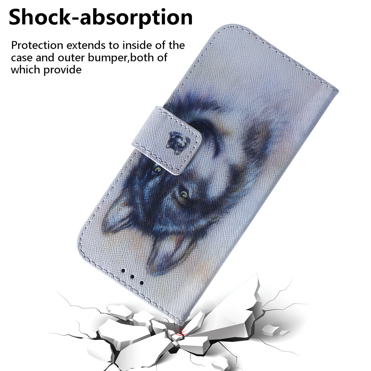 For Xiaomi Redmi K70E 5G / Poco X6 Pro 5G Magnetic Phone Case Leather Pattern Printing Stand Shell