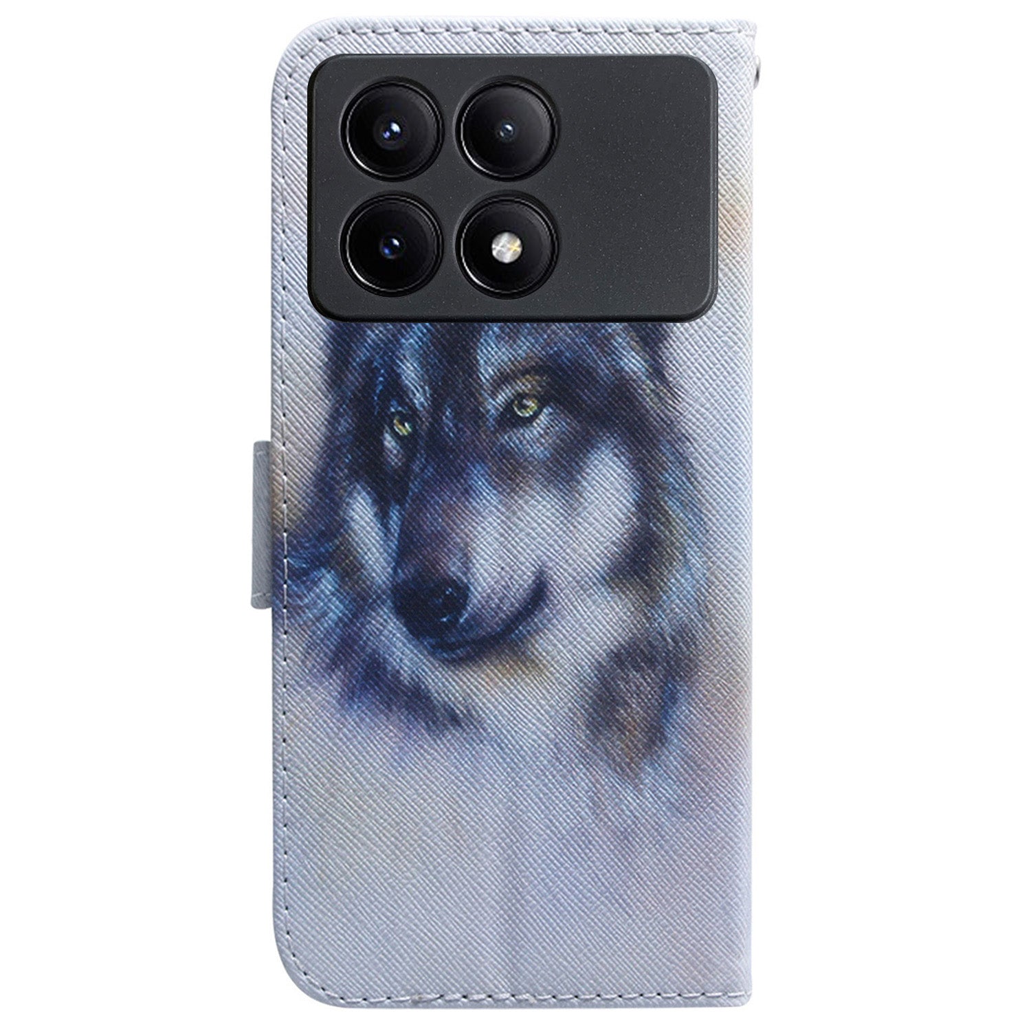 For Xiaomi Redmi K70E 5G / Poco X6 Pro 5G Magnetic Phone Case Leather Pattern Printing Stand Shell