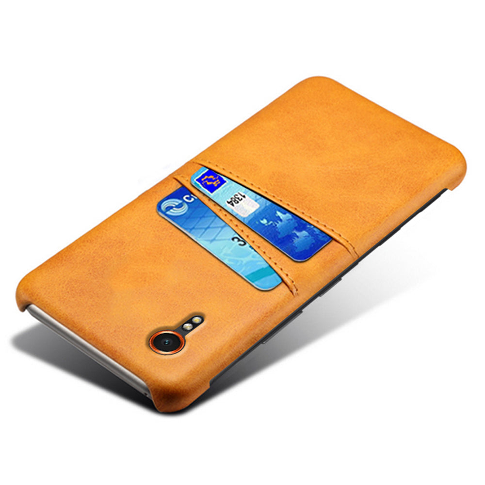 For Samsung Galaxy Xcover7 Case Hard PC Scratch-proof Phone Cover with Dual Card Holder