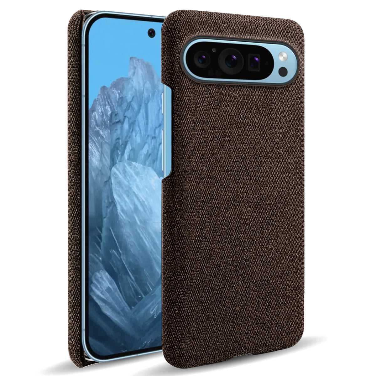 For Google Pixel 9 Case PC+Cloth Drop-resistant Phone Protective Cover