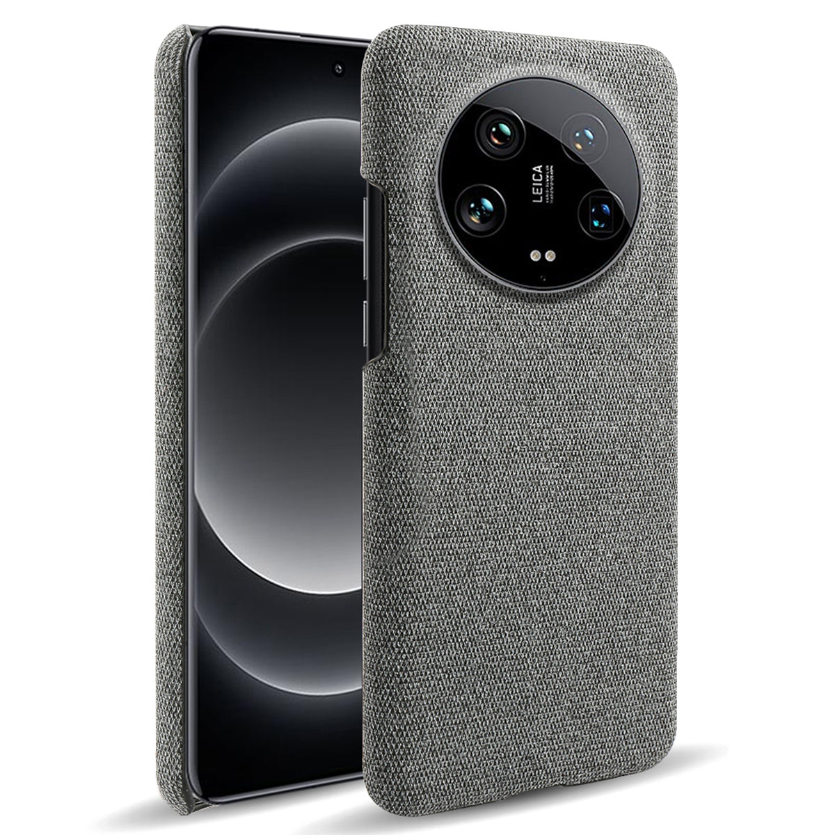 For Xiaomi 14 Ultra Shockproof Case PC+Cloth Slim Mobile Phone Cover