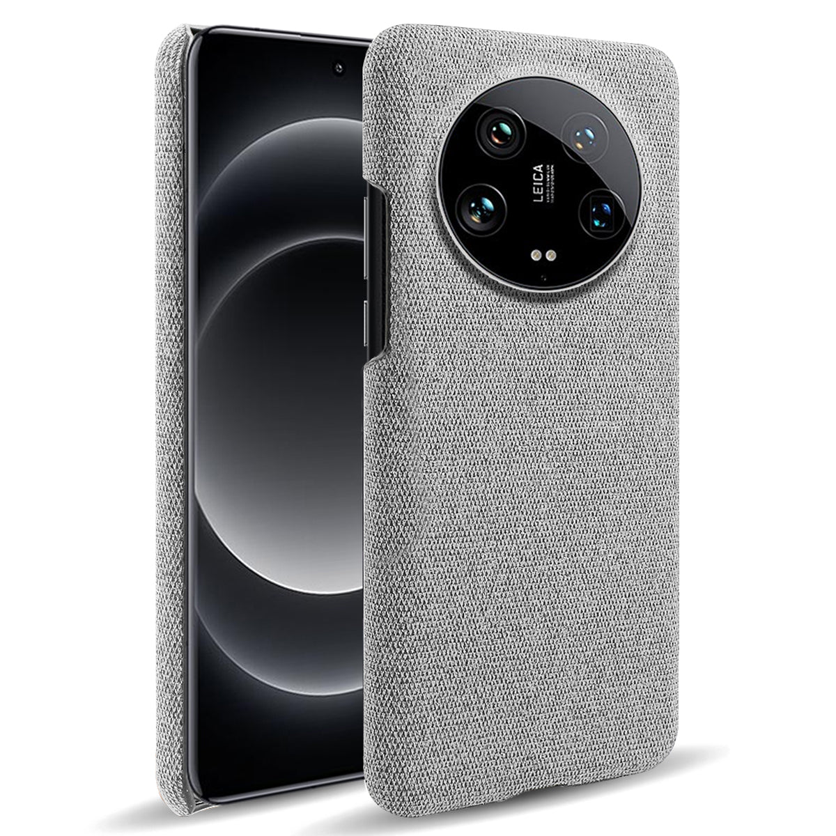 For Xiaomi 14 Ultra Shockproof Case PC+Cloth Slim Mobile Phone Cover