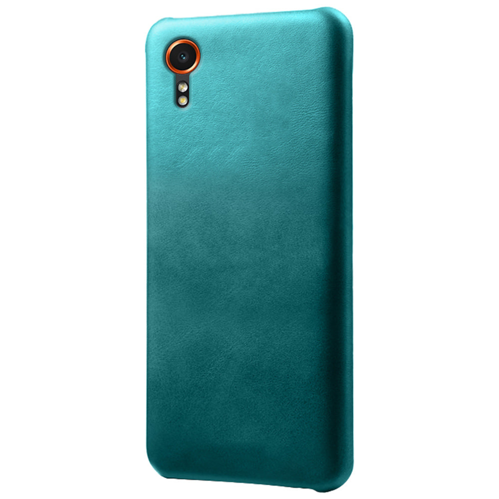 For Samsung Galaxy Xcover7 Case Shock-Absorbent PU Leather+PC Calf Texture Phone Cover