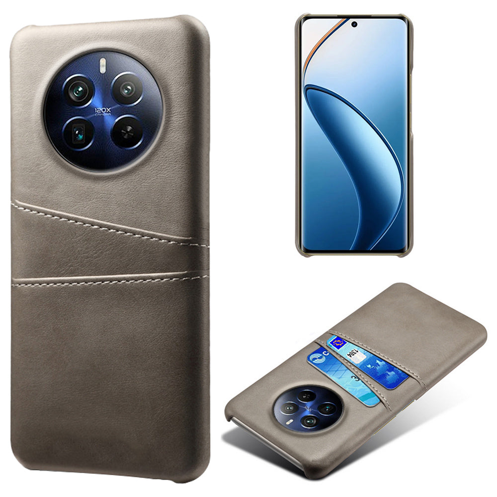 Phone Case for Realme 12 Pro 5G / 12 Pro+ 5G Shell Leather+PC Dual Card Slots Back Cover