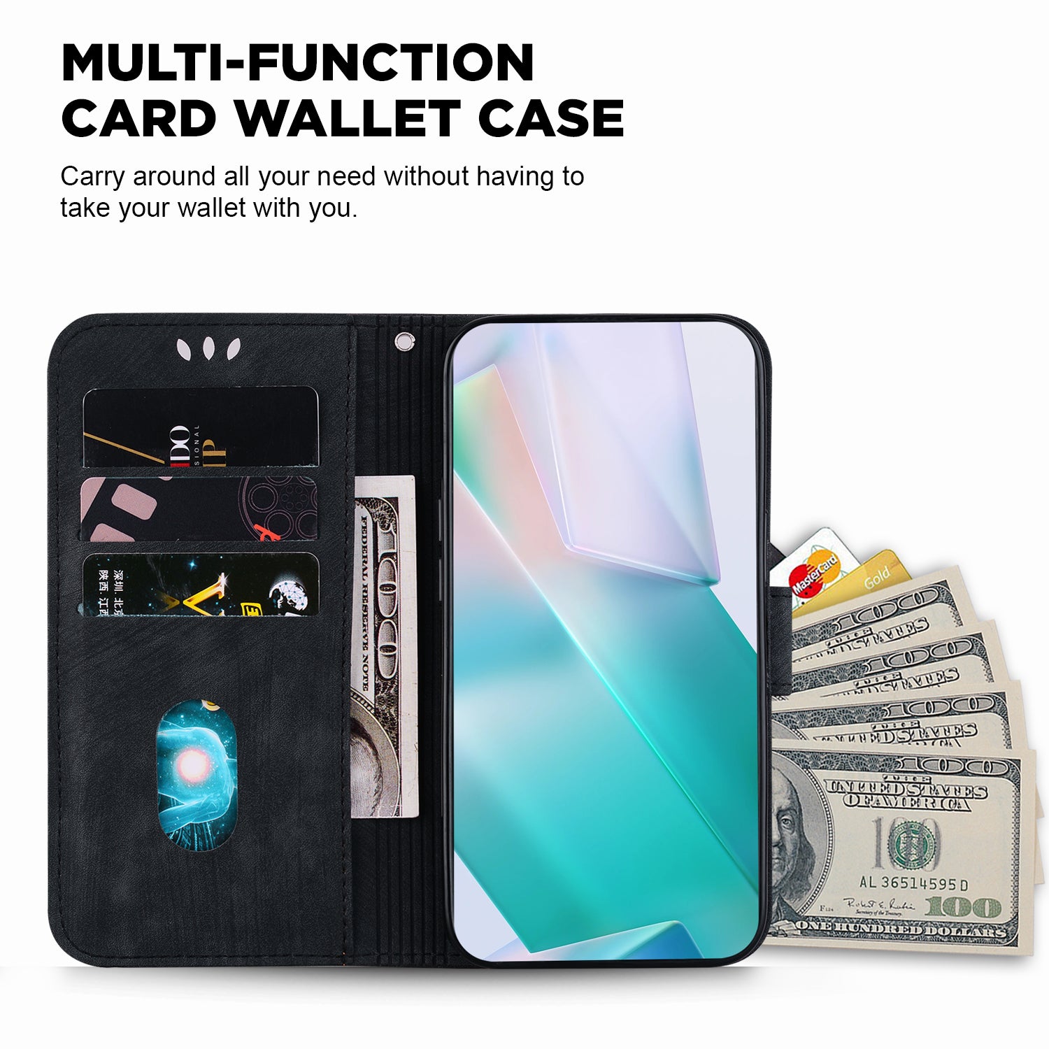 For Xiaomi Redmi K70E 5G / Poco X6 Pro 5G Leather Cover Tiger Imprint Phone Cover with Hand Strap