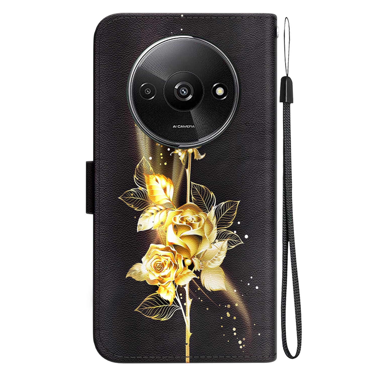 For Xiaomi Redmi A3 / Poco C61 4G Magnetic Case Wallet Design Pattern Printing Phone Cover