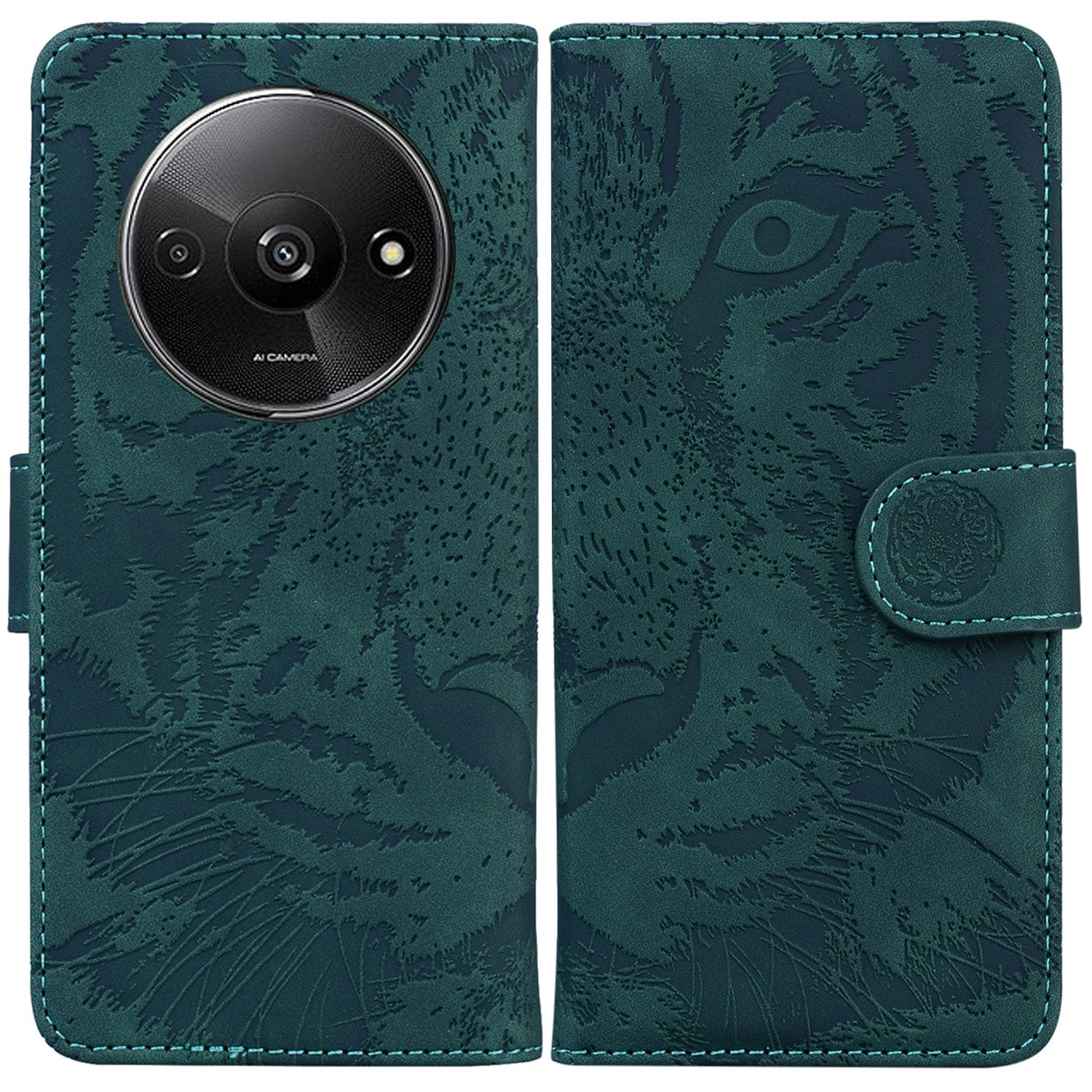 For Xiaomi Redmi A3 / Poco C61 4G Cell Phone Cover Protective Case Tiger Imprinted Pattern Phone Shell