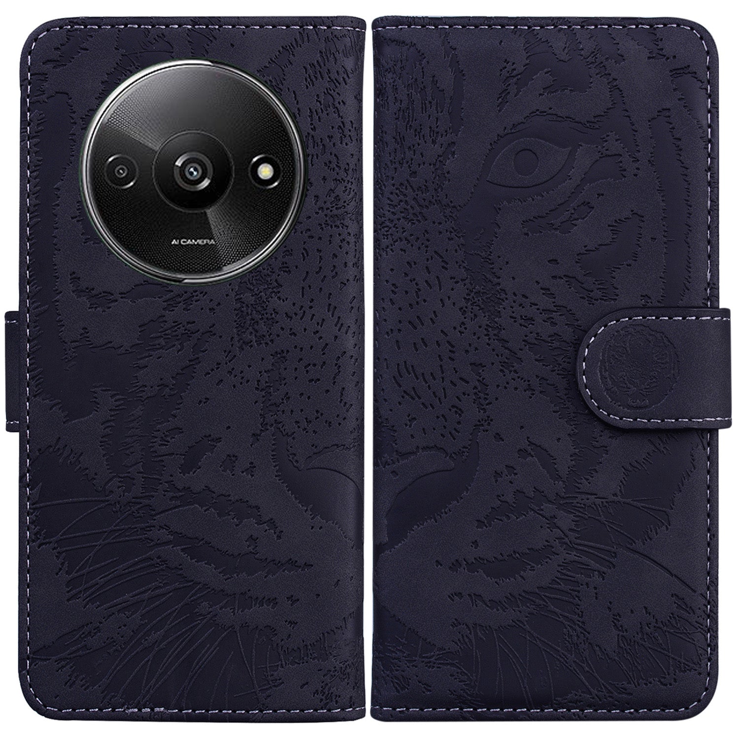 For Xiaomi Redmi A3 / Poco C61 4G Cell Phone Cover Protective Case Tiger Imprinted Pattern Phone Shell