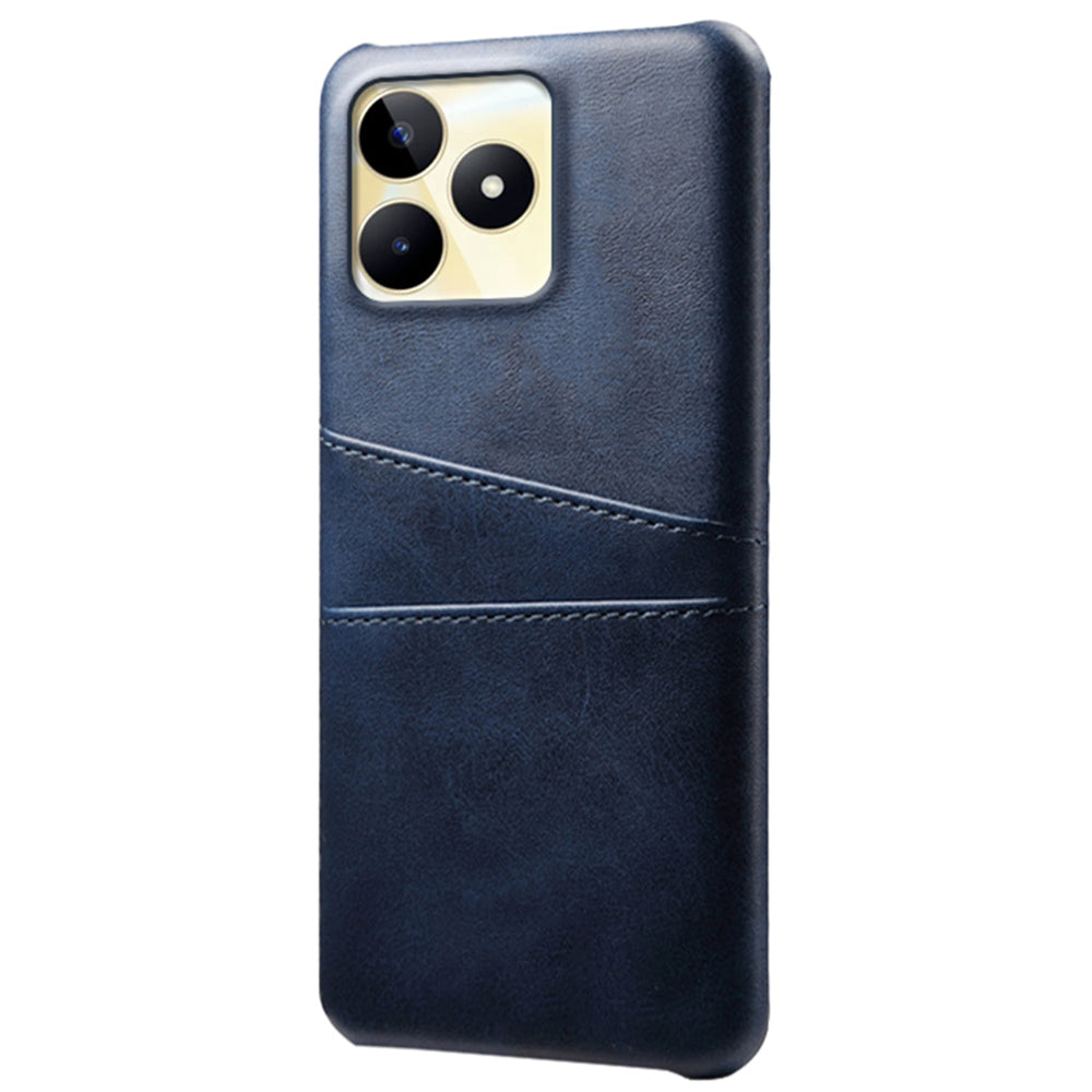 For Realme Narzo N53 4G Cell Phone Case Hard PC Cover with 2 Card Holders