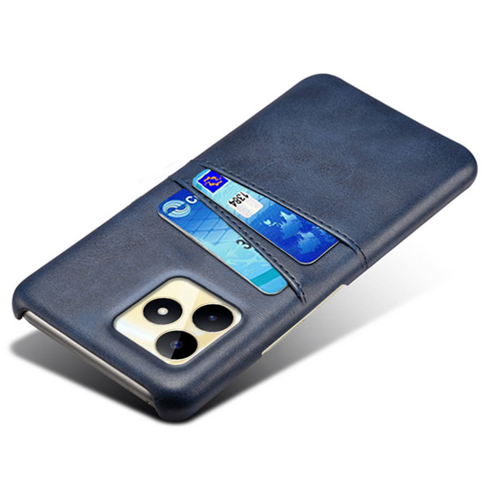 For Realme Narzo N53 4G Cell Phone Case Hard PC Cover with 2 Card Holders
