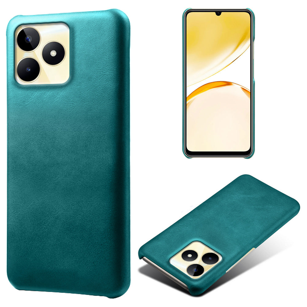 For Realme Narzo N53 4G Case PU Leather+PC Calf Texture Phone Protective Shell