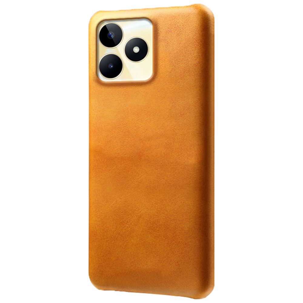 For Realme Narzo N53 4G Case PU Leather+PC Calf Texture Phone Protective Shell